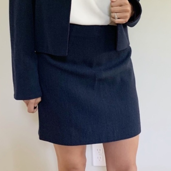 Versus Gianni Versace Navy Blue Skirt